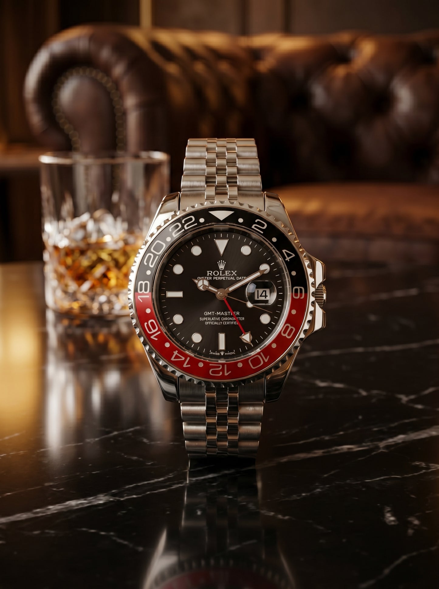 Rolex GMT-Master II Pepsi Jubilee – Premium Stainless Steel Edition