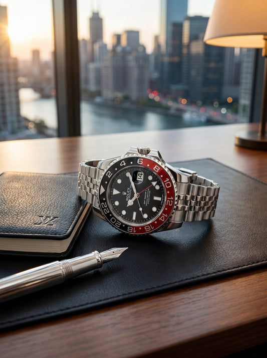 Rolex GMT-Master II Pepsi Jubilee – Premium Stainless Steel Edition