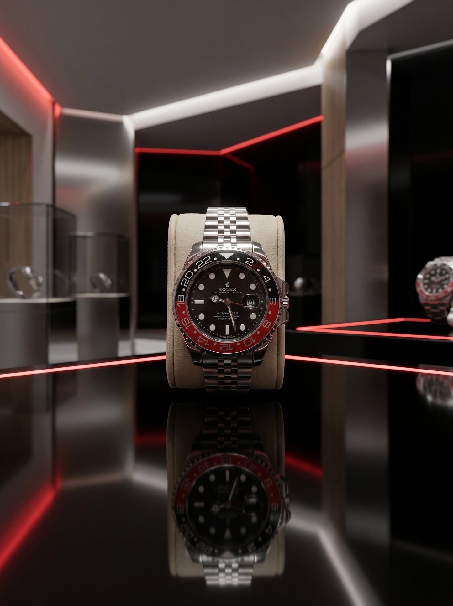 Rolex GMT-Master II Pepsi Jubilee – Premium Stainless Steel Edition