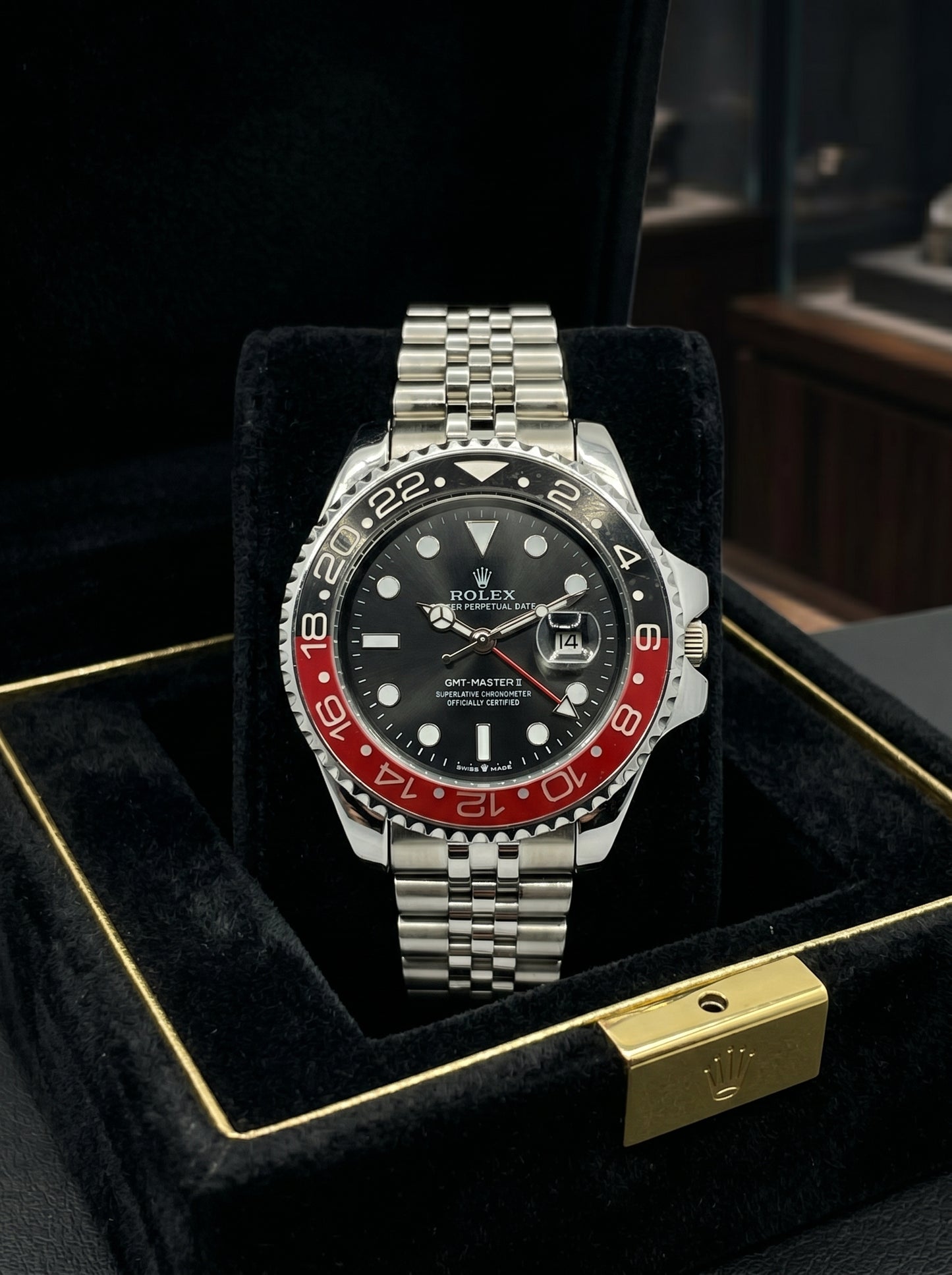 Rolex GMT-Master II Pepsi Jubilee – Premium Stainless Steel Edition