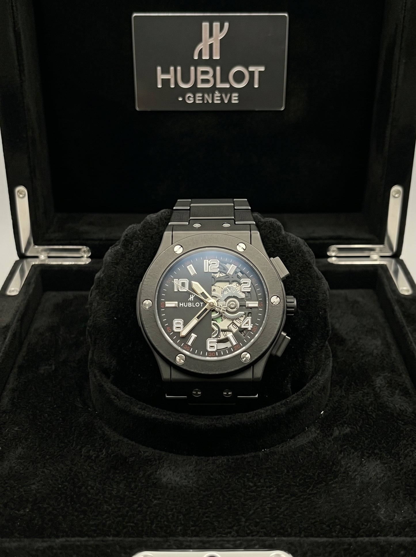 Hublot Skeleton Black Edition Luxury Watch
