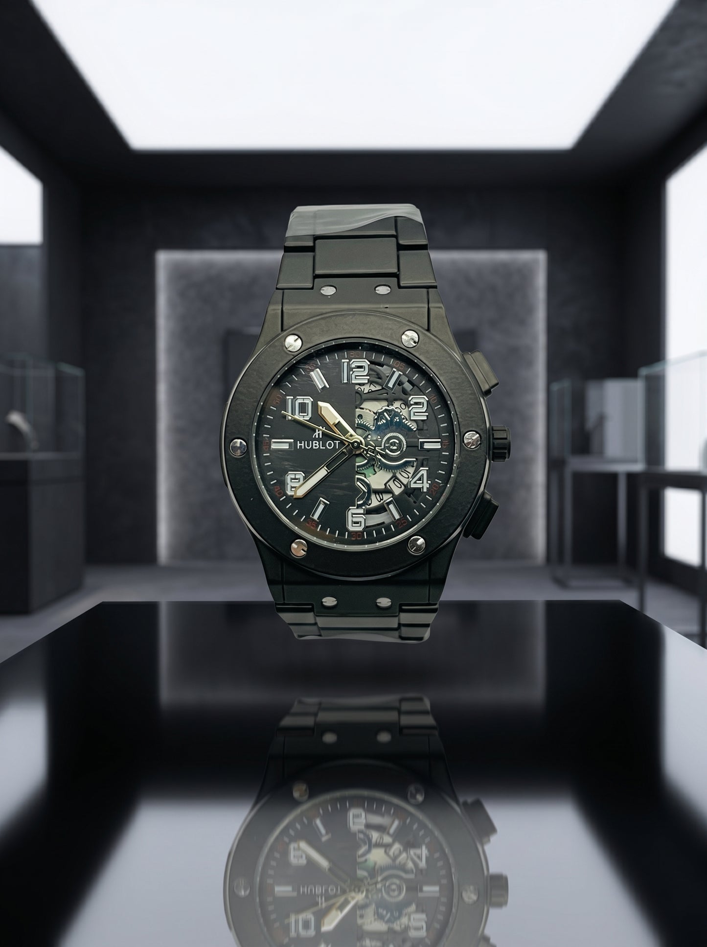 Hublot Skeleton Black Edition Luxury Watch