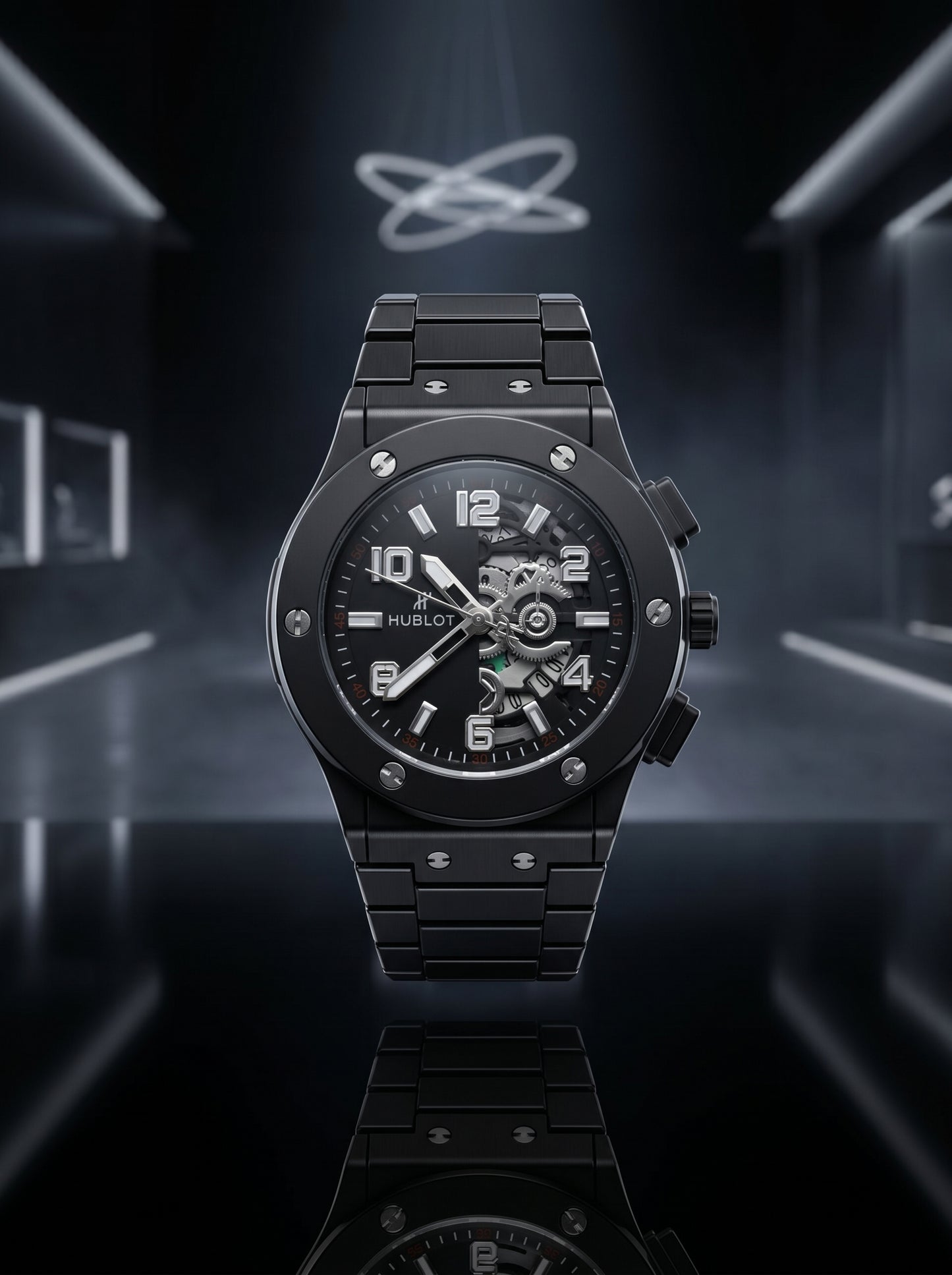 Hublot Skeleton Black Edition Luxury Watch