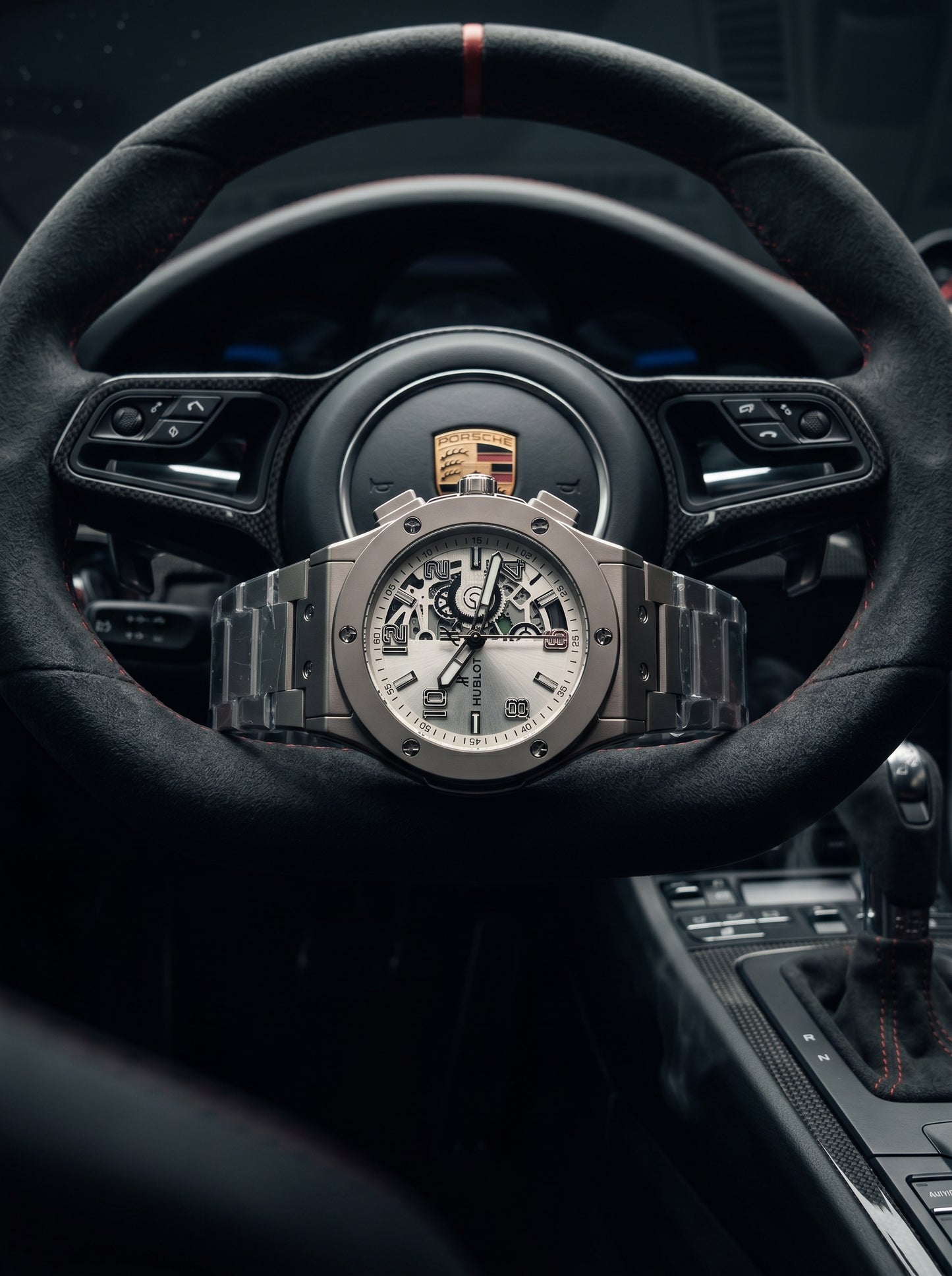 Hublot Skeleton Silver Edition
