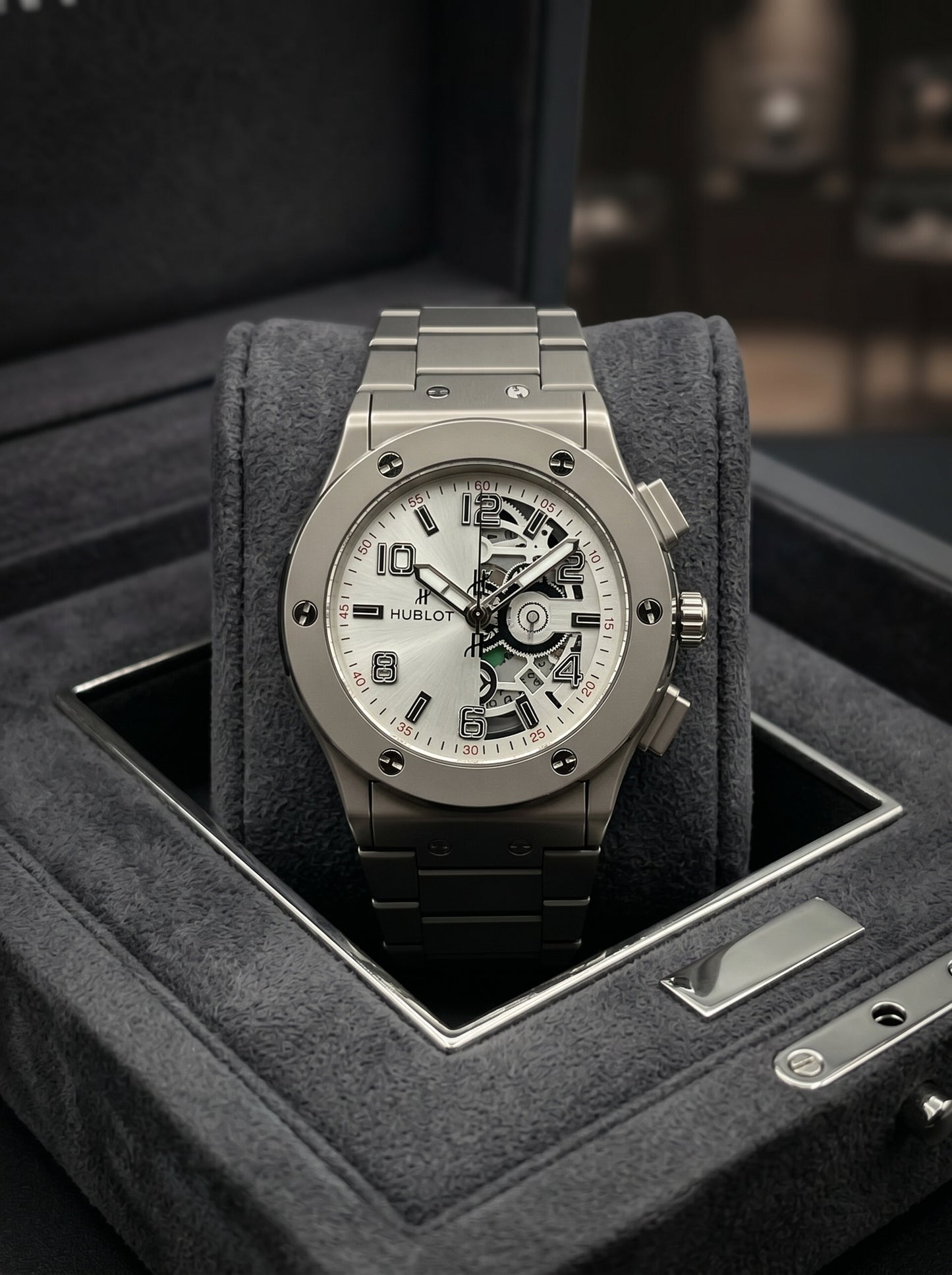 Hublot Skeleton Silver Edition