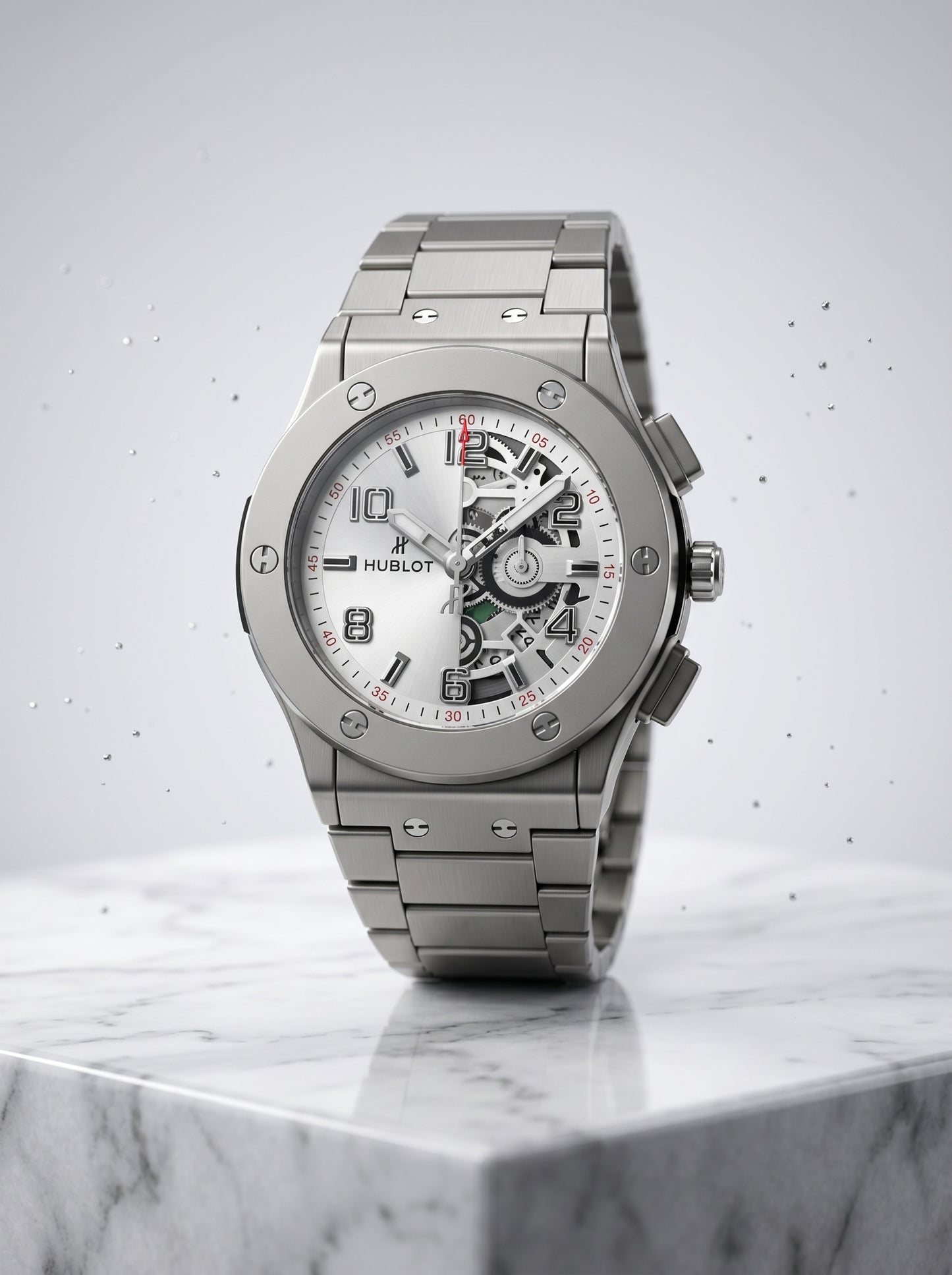 Hublot Skeleton Silver Edition