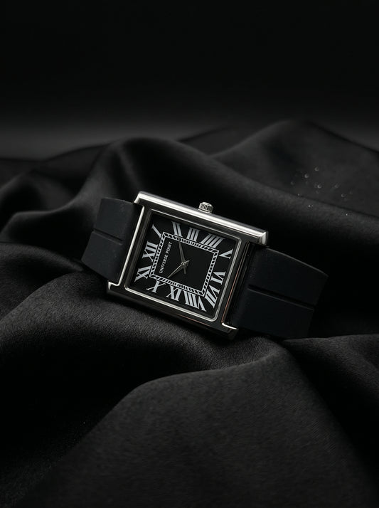 Universe Point Noir Rectangle Watch – Luxury Classic Collection