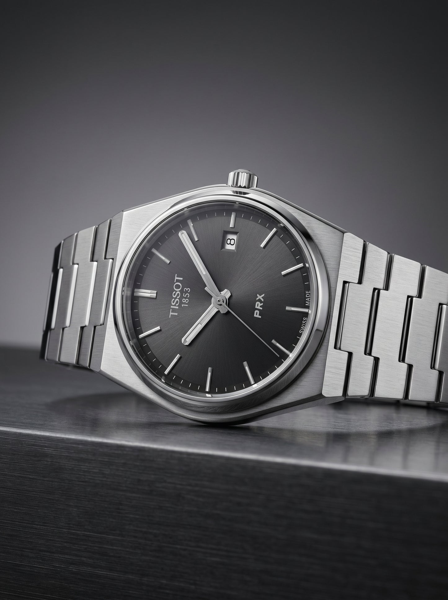Tissot PRX Luxury Watch – Green & Black Dial Stainless Steel Edition