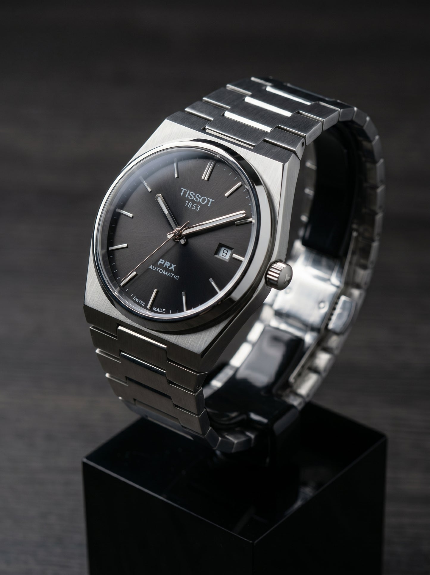 Tissot PRX Luxury Watch – Green & Black Dial Stainless Steel Edition