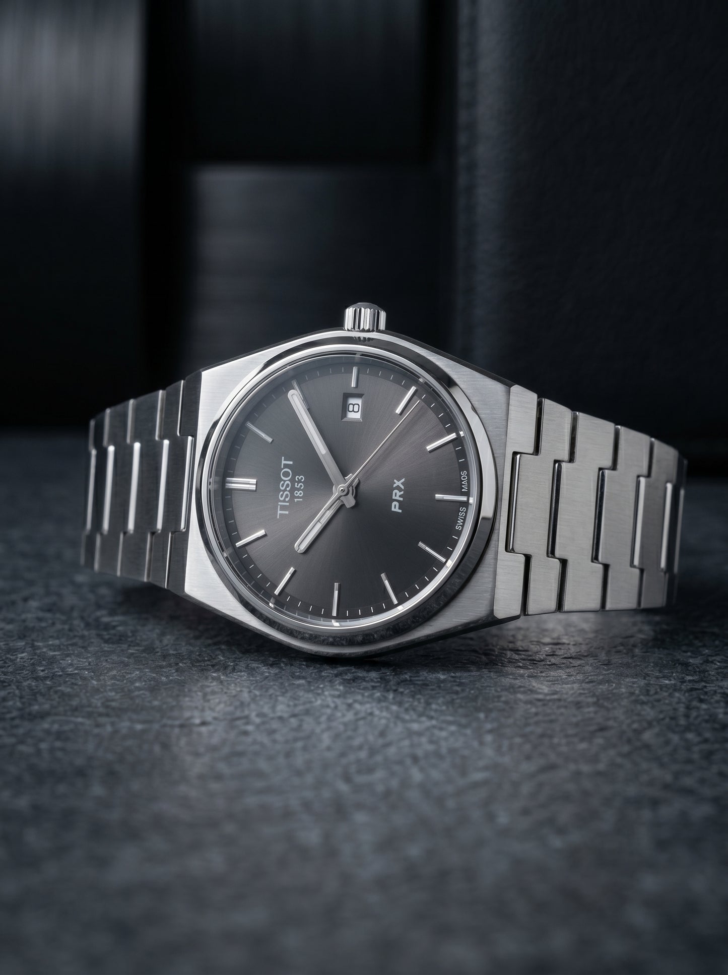 Tissot PRX Luxury Watch – Green & Black Dial Stainless Steel Edition