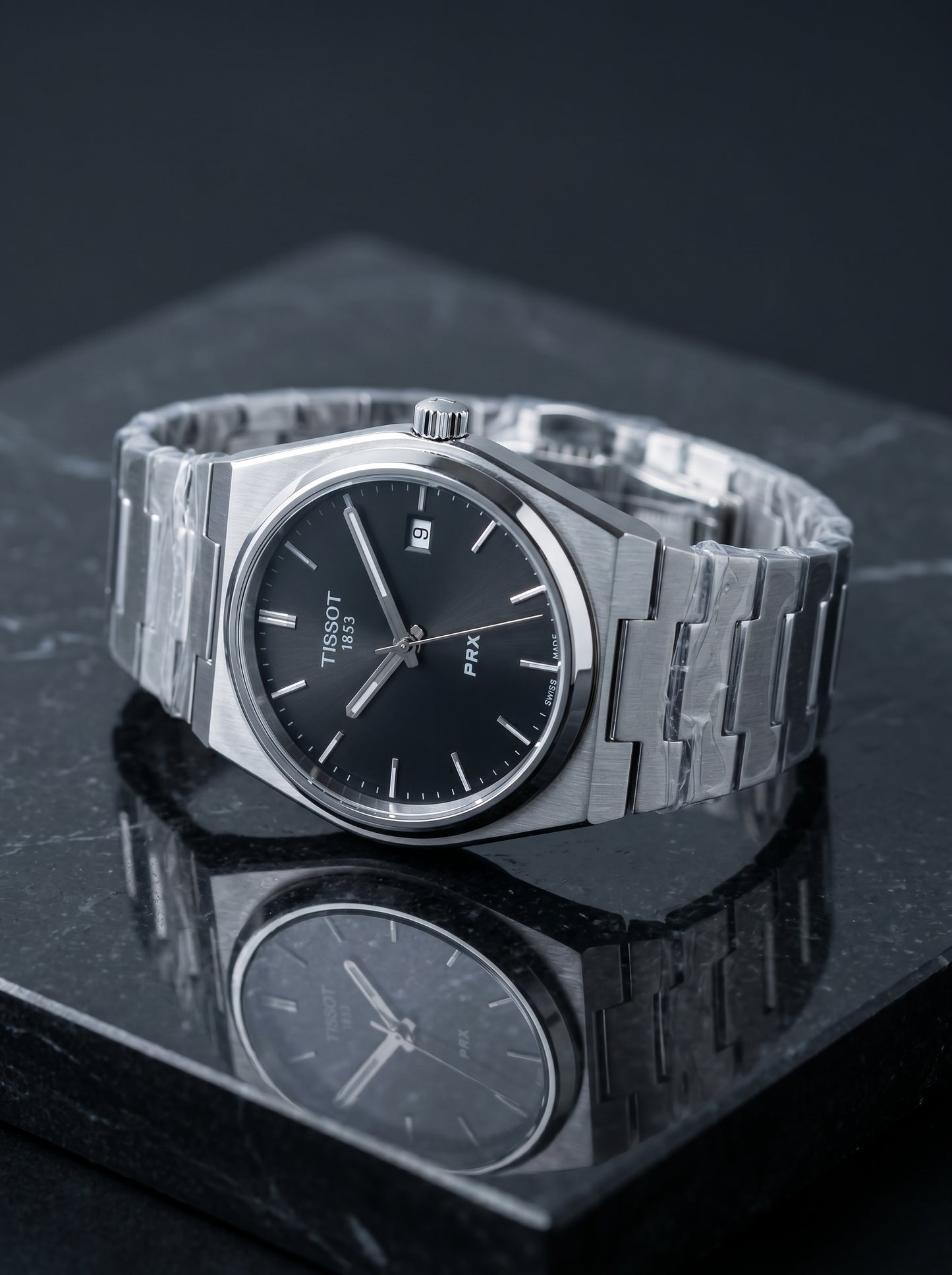 Tissot PRX Luxury Watch – Green & Black Dial Stainless Steel Edition