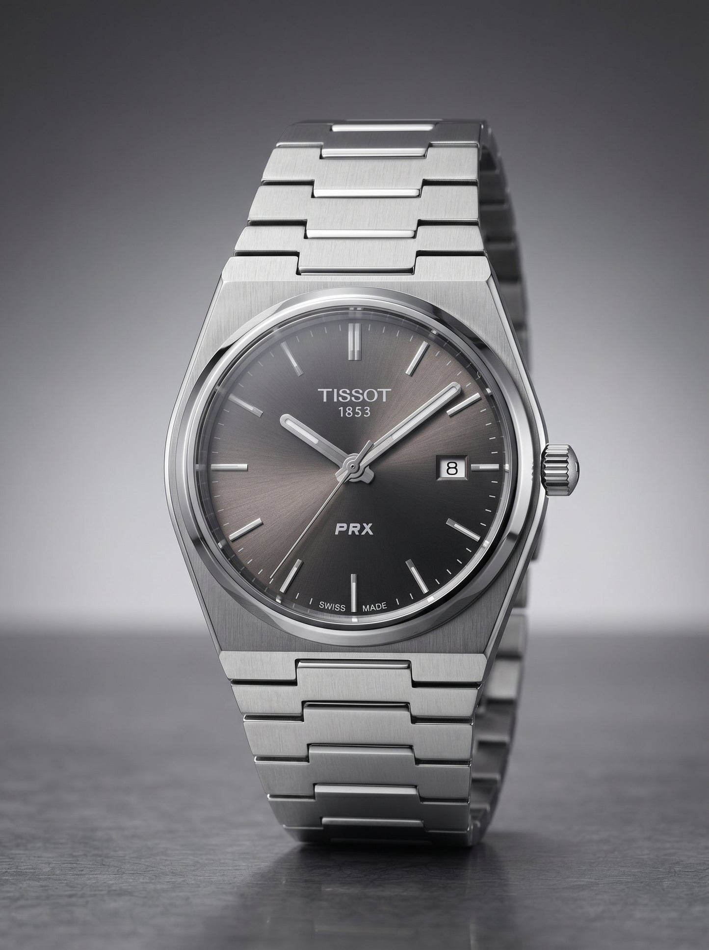 Tissot PRX Luxury Watch – Green & Black Dial Stainless Steel Edition