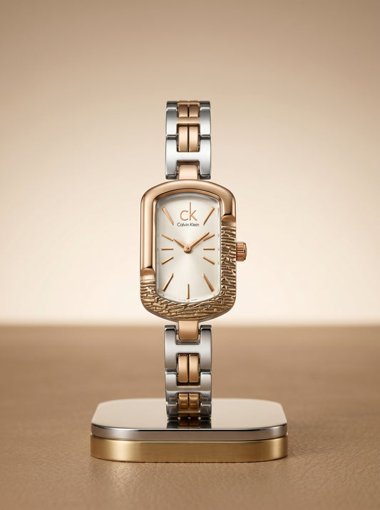 Calvin Klein Gold & Silver Elegance Watch for Women