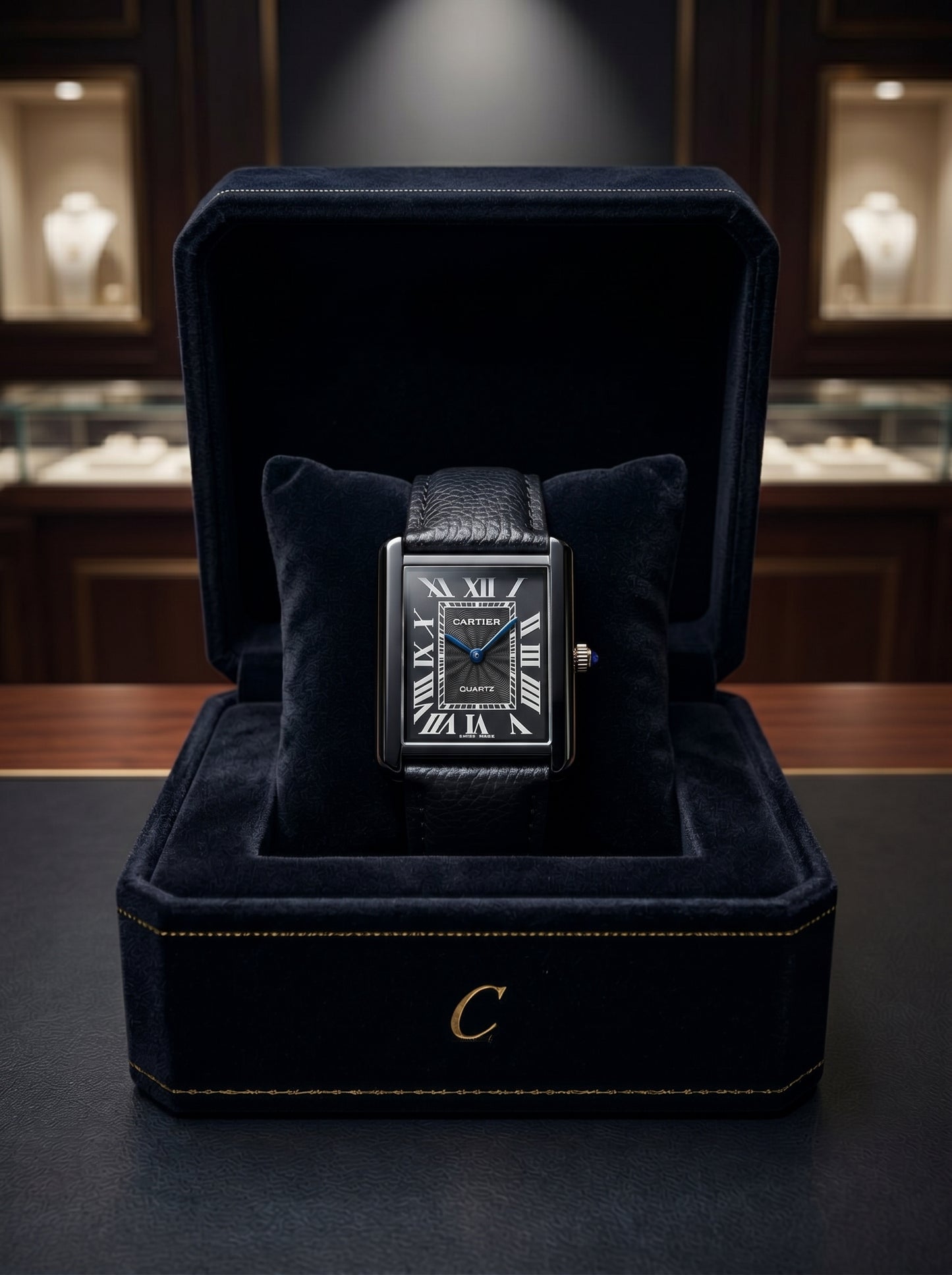 Cartier Heritage Tank Watch – Classic Leather Collection
