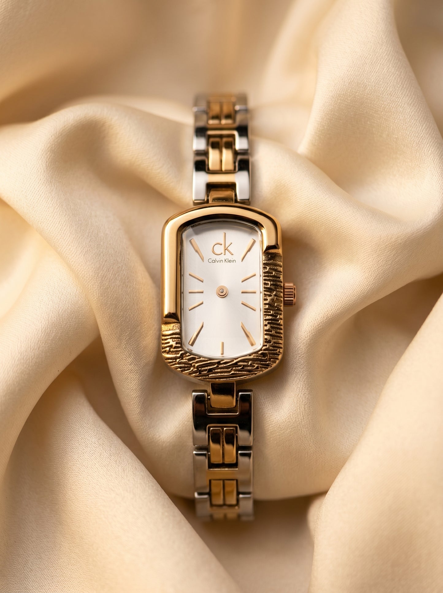 Calvin Klein Gold & Silver Elegance Watch for Women