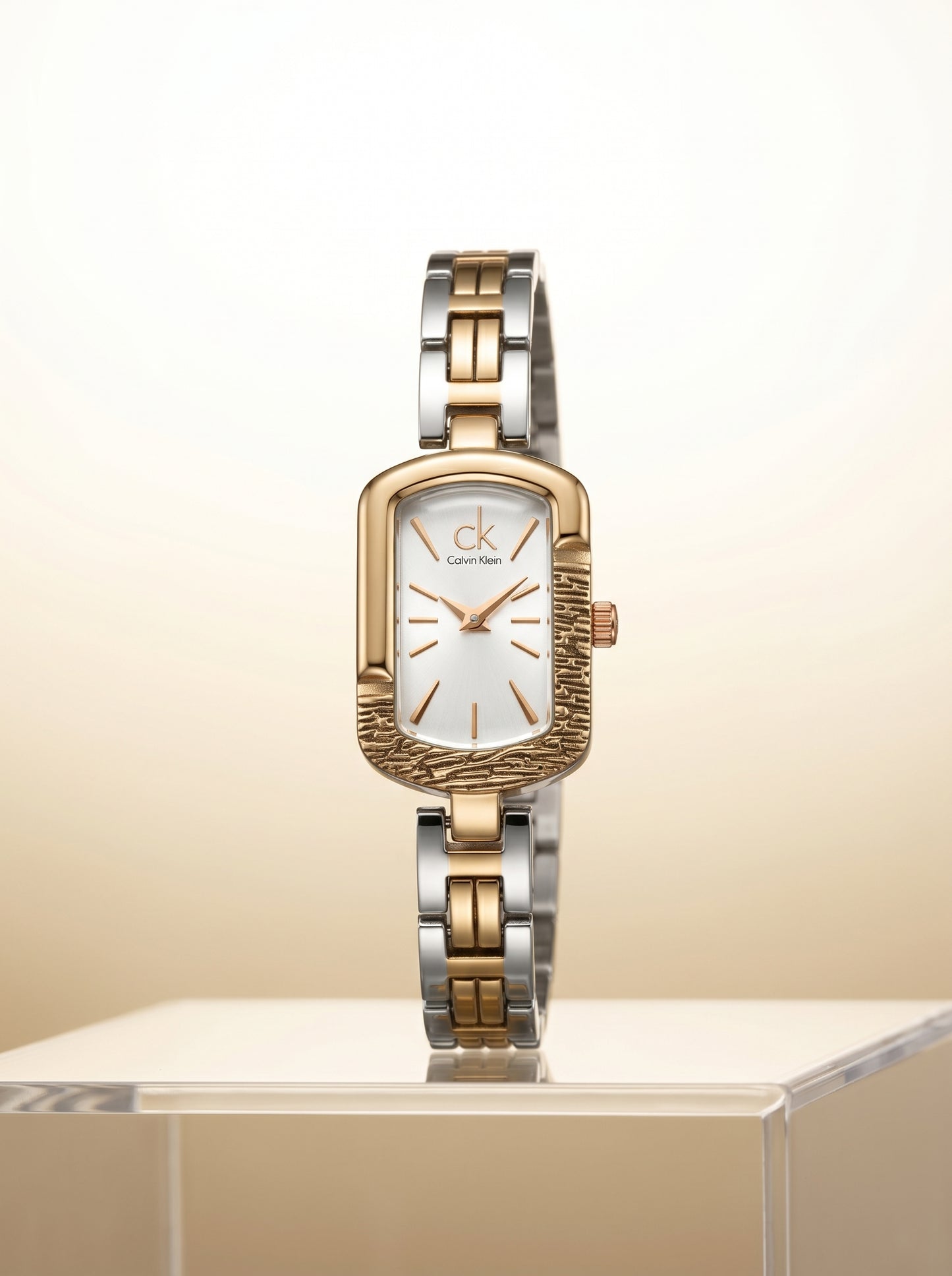 Calvin Klein Gold & Silver Elegance Watch for Women