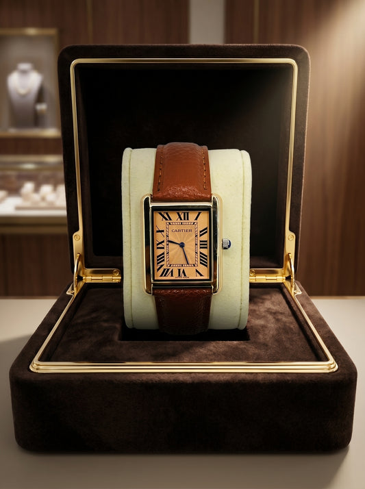 Cartier Heritage Tank Watch – Classic Leather Collection