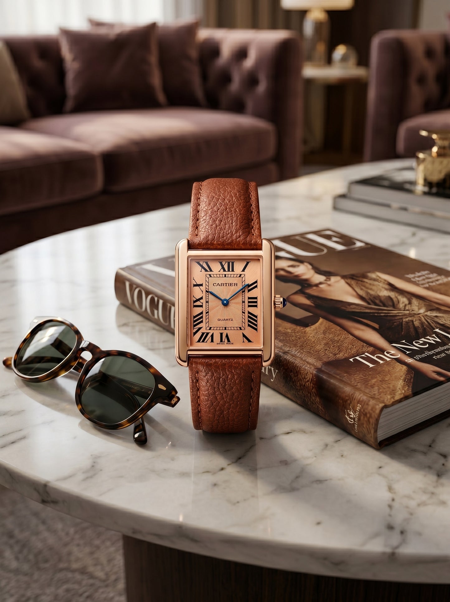 Cartier Heritage Tank Watch – Classic Leather Collection
