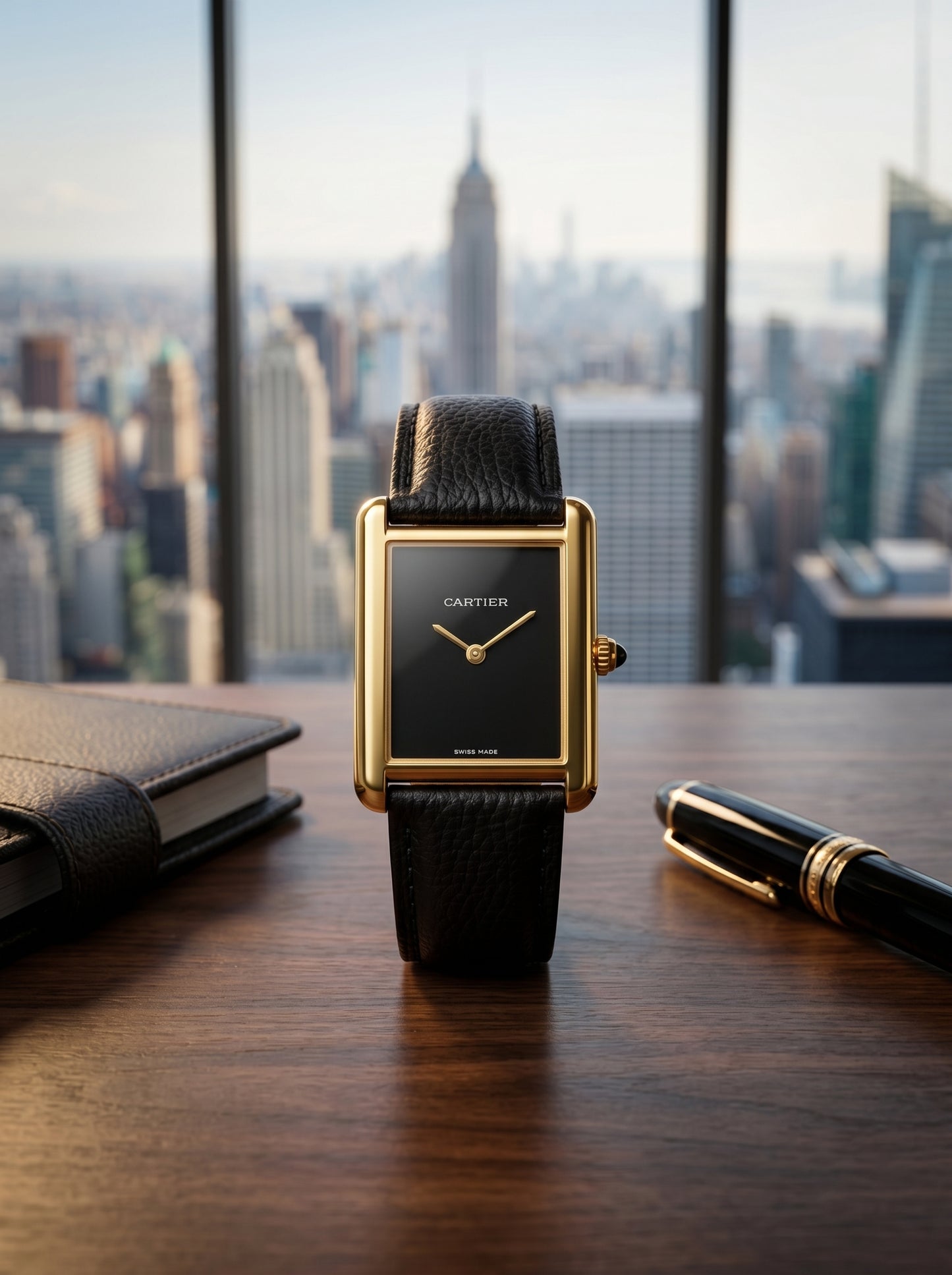 Cartier Obsidian Tank Watch – Black Gold Edition