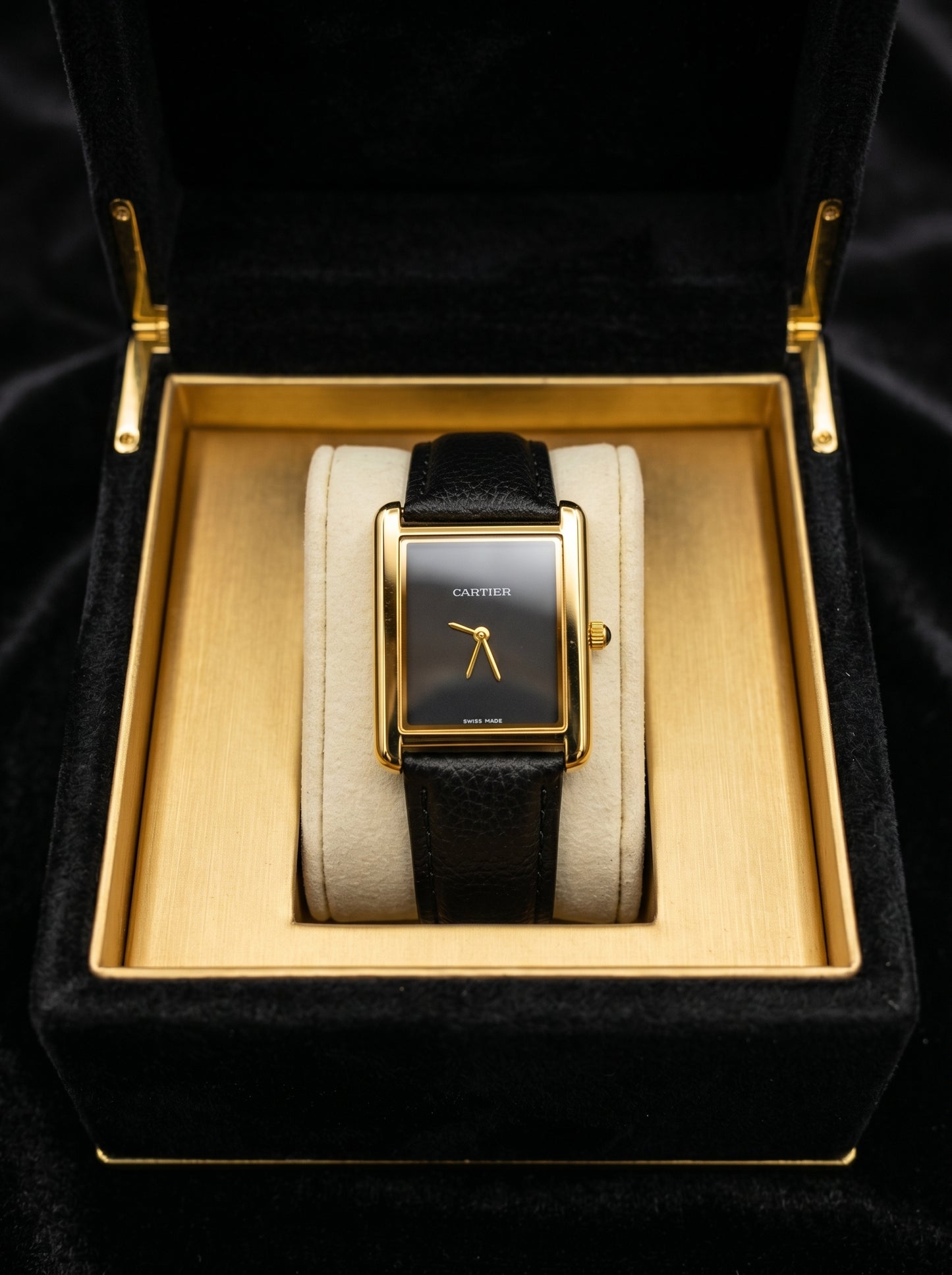 Cartier Obsidian Tank Watch – Black Gold Edition