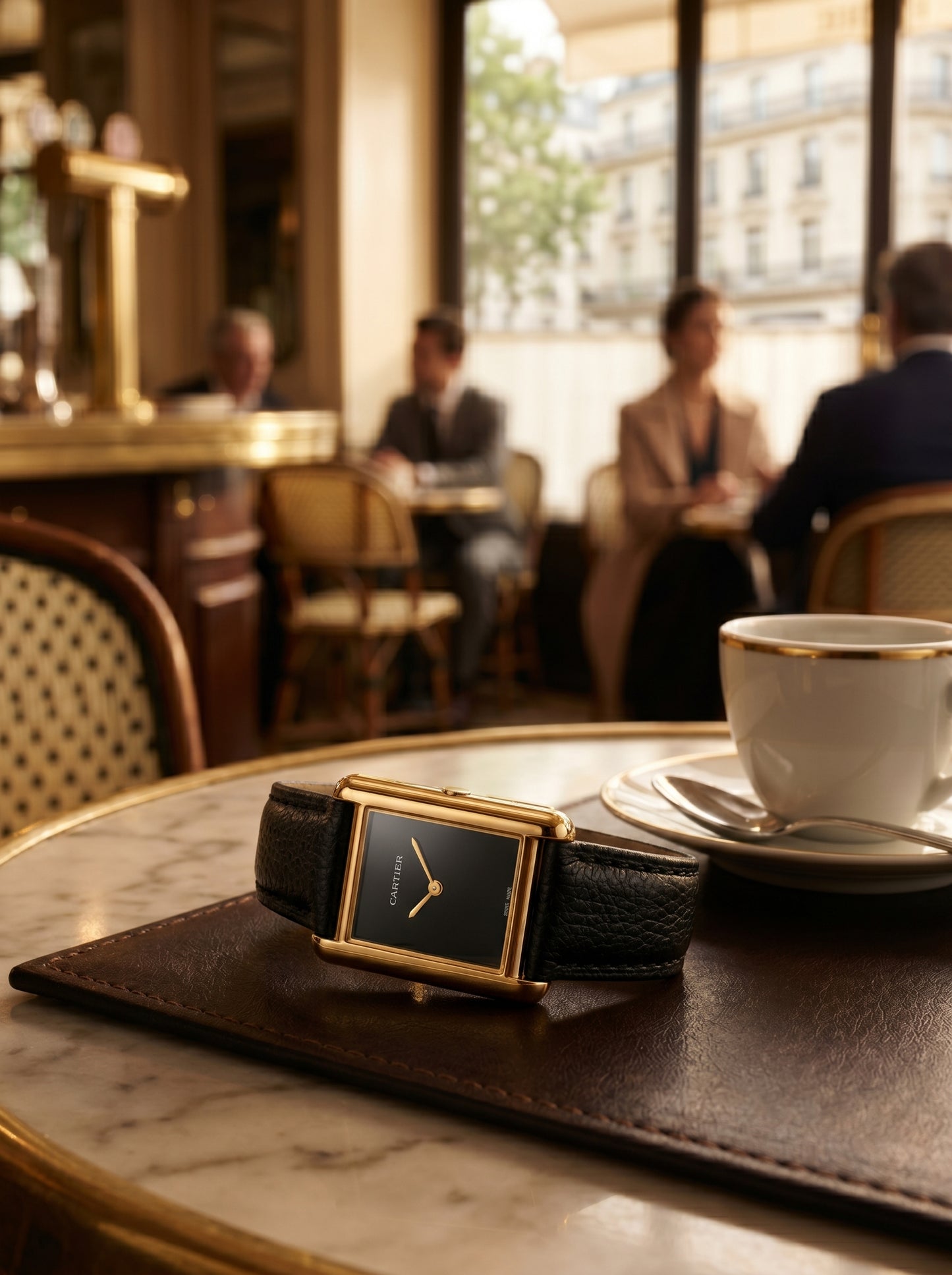 Cartier Obsidian Tank Watch – Black Gold Edition