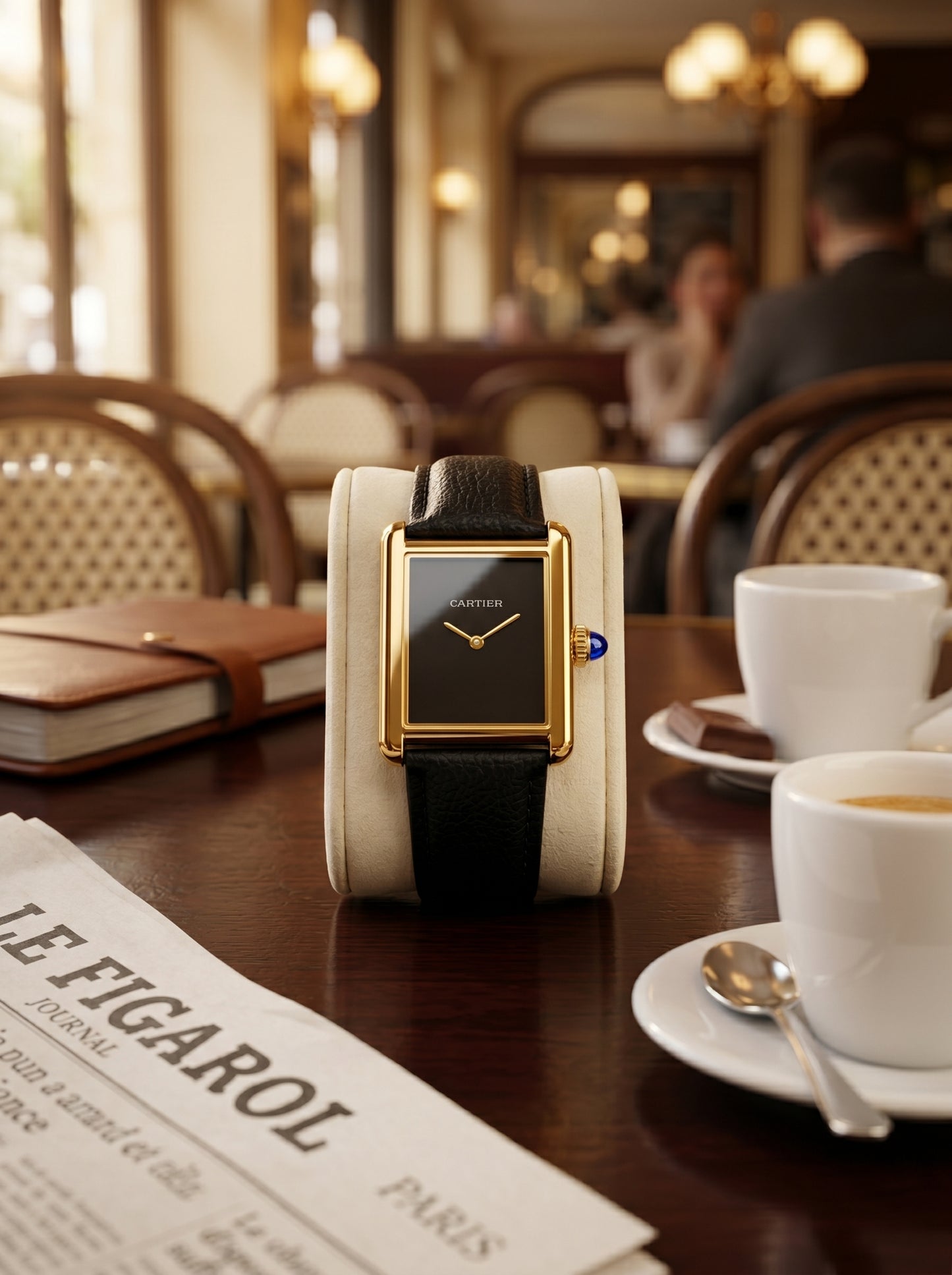 Cartier Obsidian Tank Watch – Black Gold Edition
