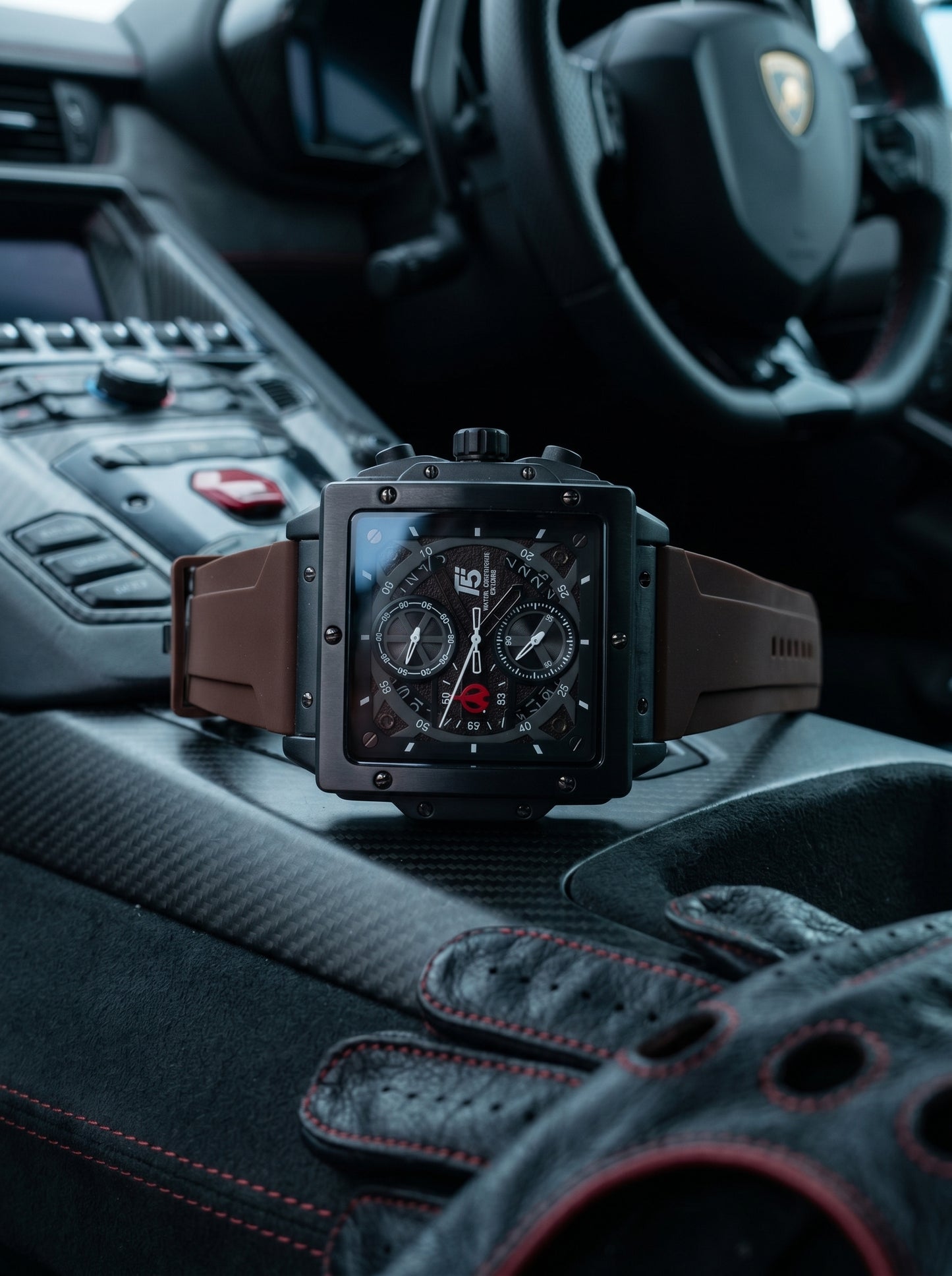 T5 H4137G-J Men’s Chronograph Watch – Titanium Brown Edition