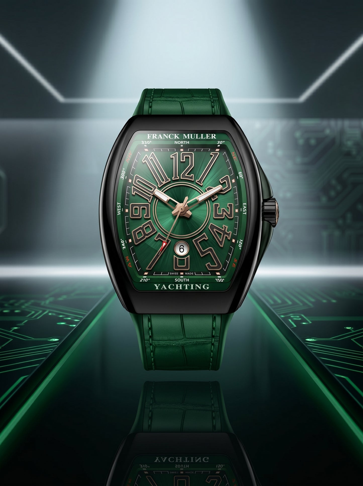 Franck Muller Yachting Green Luxury Watch – Premium Edition
