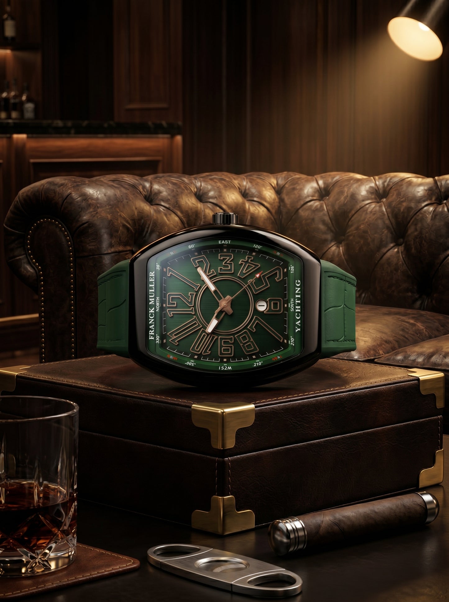 Franck Muller Yachting Green Luxury Watch – Premium Edition
