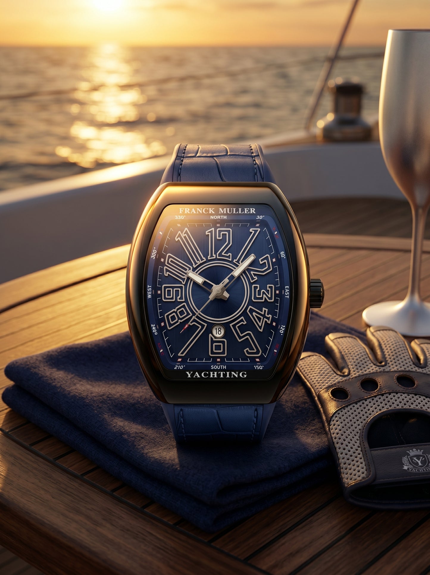 Franck Muller Yachting Green Luxury Watch – Premium Edition