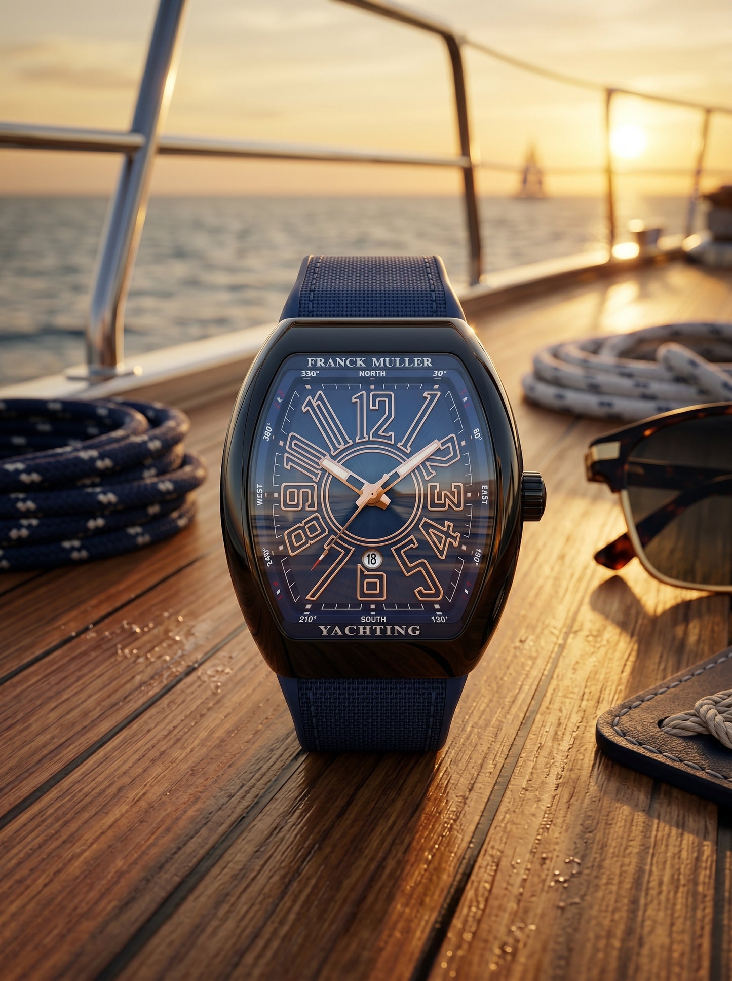 Franck Muller Yachting Green Luxury Watch – Premium Edition