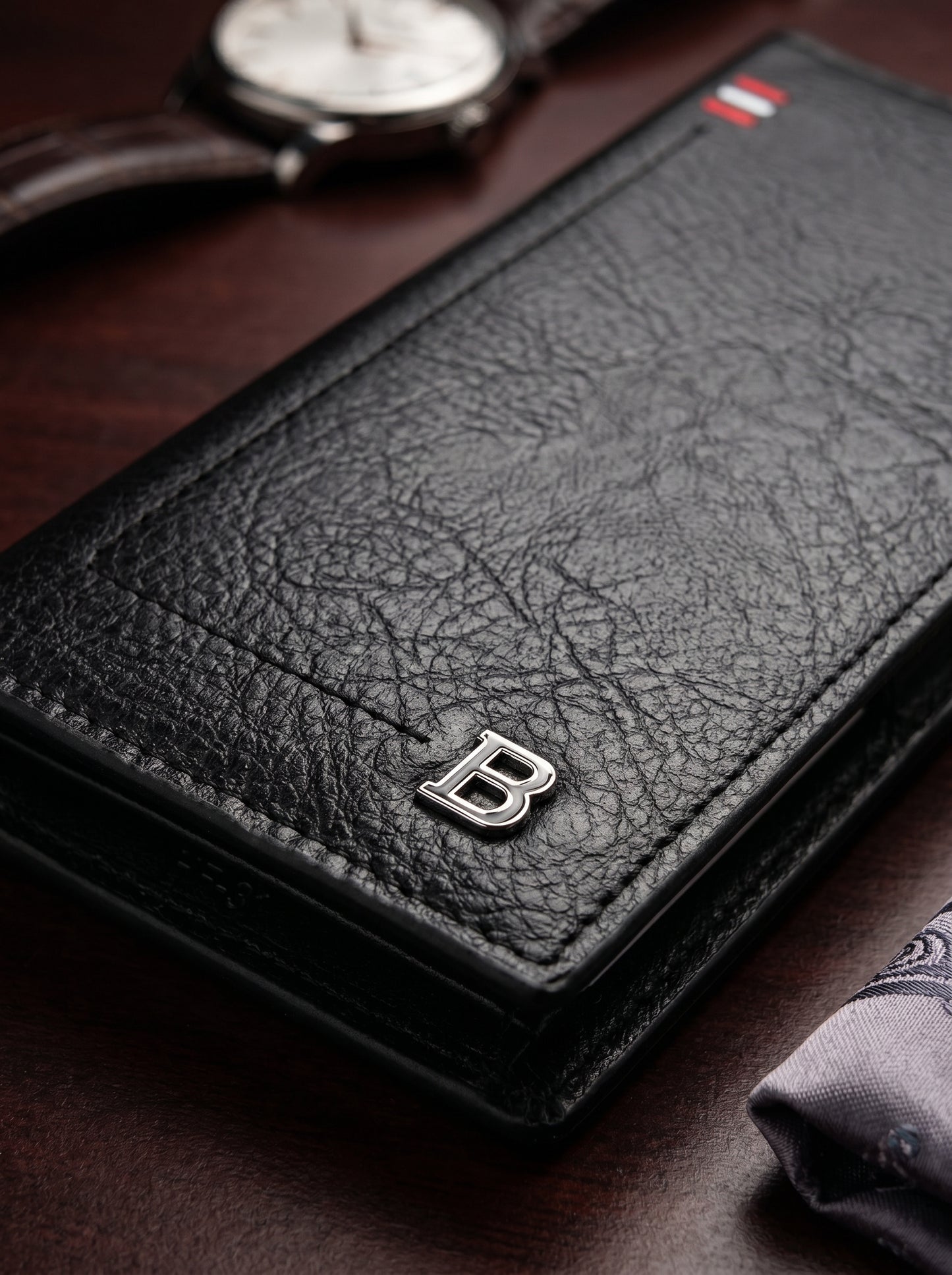 BOWEISI Premium Long Wallet – Executive Black Edition