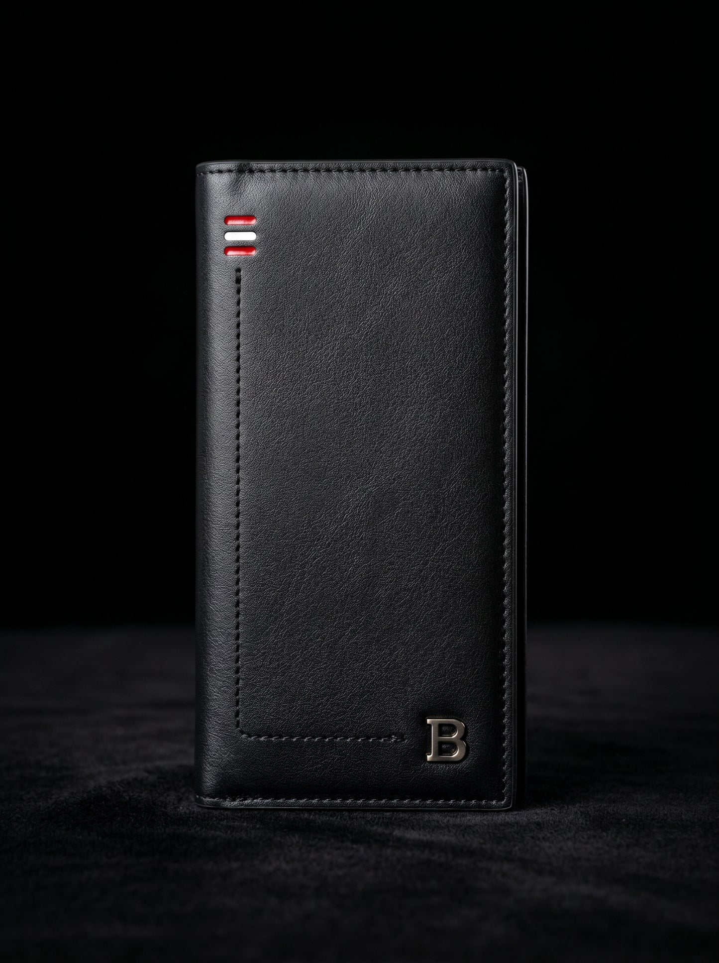 BOWEISI Premium Long Wallet – Executive Black Edition